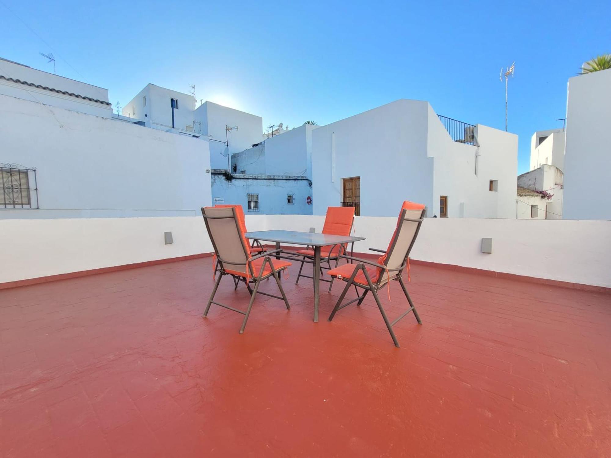 Apartamento Amplia casa con azotea privada en el casco antiguo Vejer de la Frontera Exterior foto